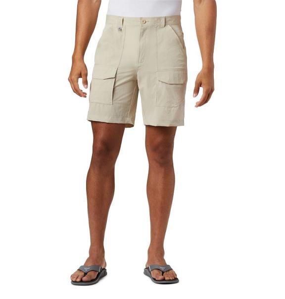 Columbia PFG Permit III Shorts Khaki For Men's NZ29647 New Zealand